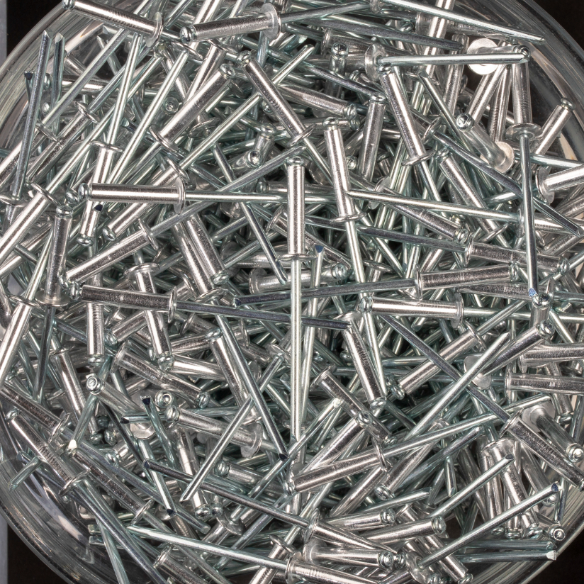 500 rivets standards à aluminium/acier à tête plate à Ø3x14mm - SCELL-IT - ASD3014