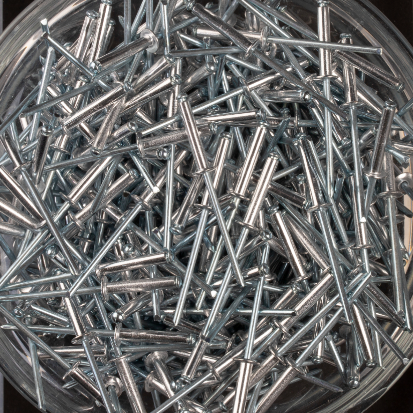 500 rivets standards à aluminium/acier à tête plate à Ø3x16mm - SCELL-IT - ASD3016