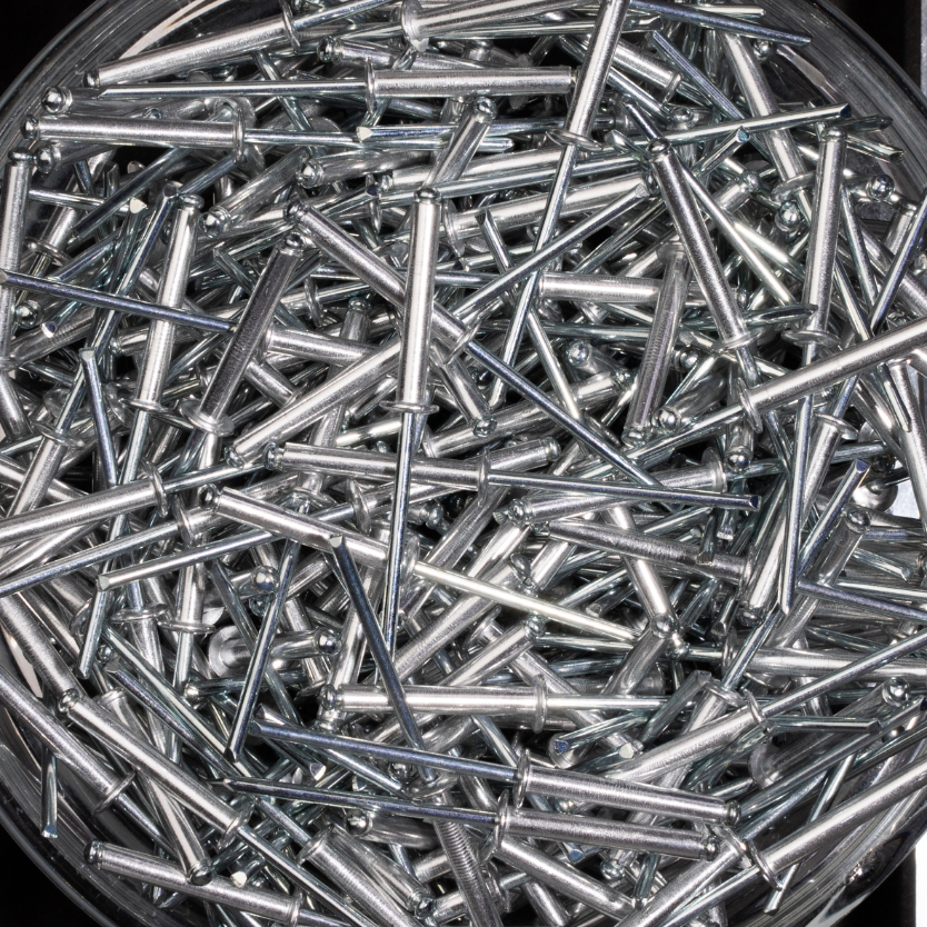 500 rivets standards à aluminium/acier à tête plate à Ø3x20mm - SCELL-IT - ASD3020