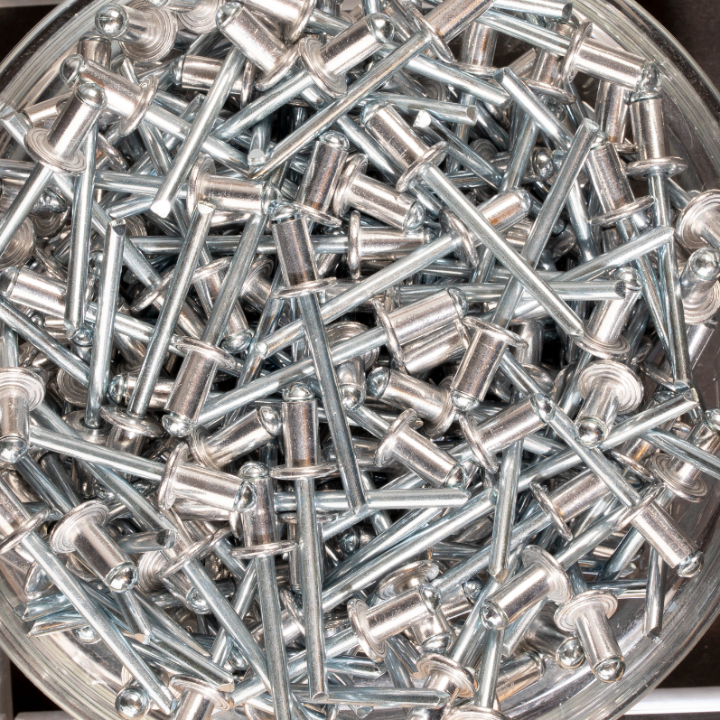 250 rivets standards à aluminium/acier à tête plate à Ø4x20mm - SCELL-IT - ASD4020