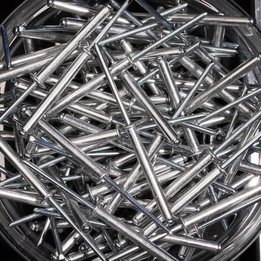 250 rivets standards à aluminium/acier à tête plate à Ø4x35mm - SCELL-IT - ASD4035