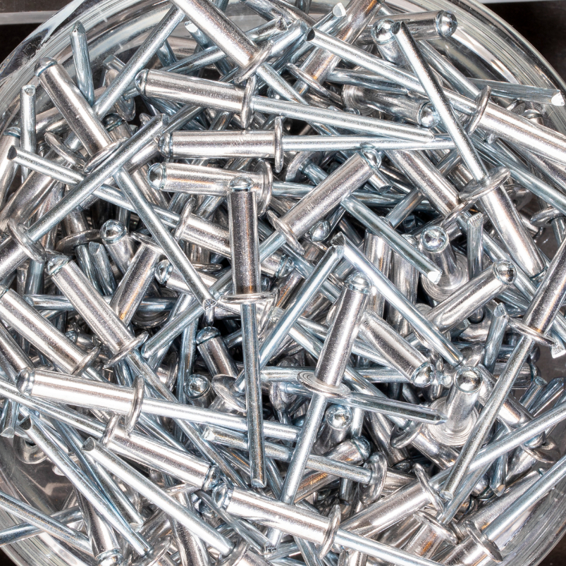 250 rivets standards à aluminium/acier à tête plate à Ø4,8x16mm - SCELL-IT - ASD4816