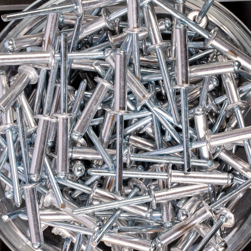 250 rivets standards à aluminium/acier à tête plate à Ø4,8x20mm - SCELL-IT - ASD4820