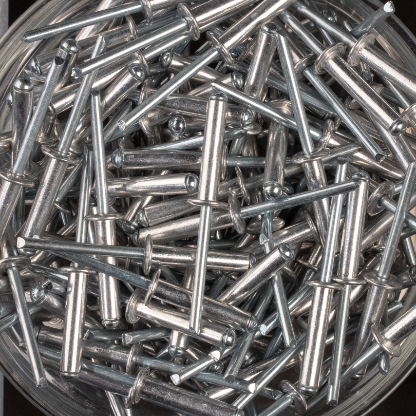 250 rivets standards à aluminium/acier à tête plate à Ø4,8x22mm - SCELL-IT - ASD4822