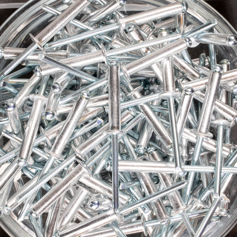 250 rivets standards à aluminium/acier à tête plate à Ø4,8x25mm - SCELL-IT - ASD4825