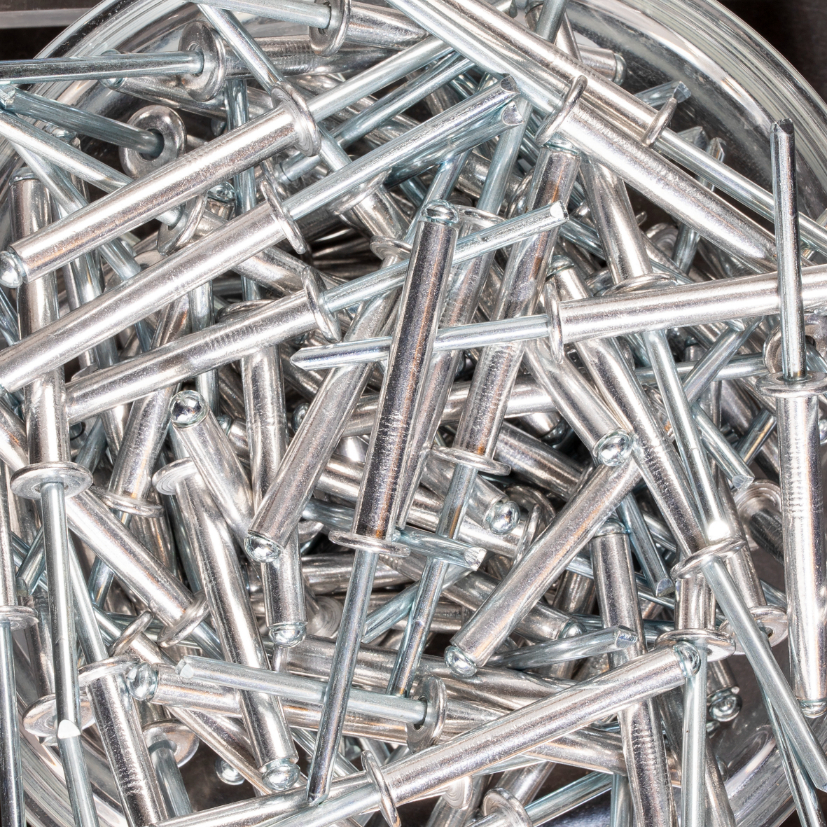 200 rivets standards à aluminium/acier à tête plate à Ø4,8x35mm - SCELL-IT - ASD4835