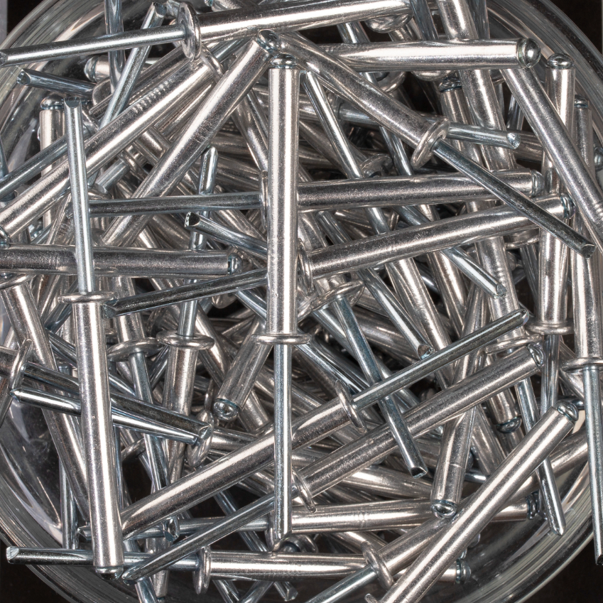 200 rivets standards à aluminium/acier à tête plate à Ø4,8x40mm - SCELL-IT - ASD4840