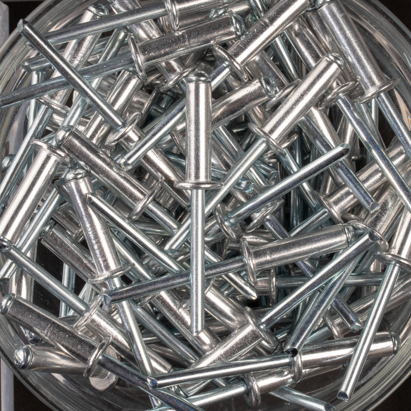 250 rivets standards à aluminium/acier à tête plate à Ø6x22mm - SCELL-IT - ASD6022