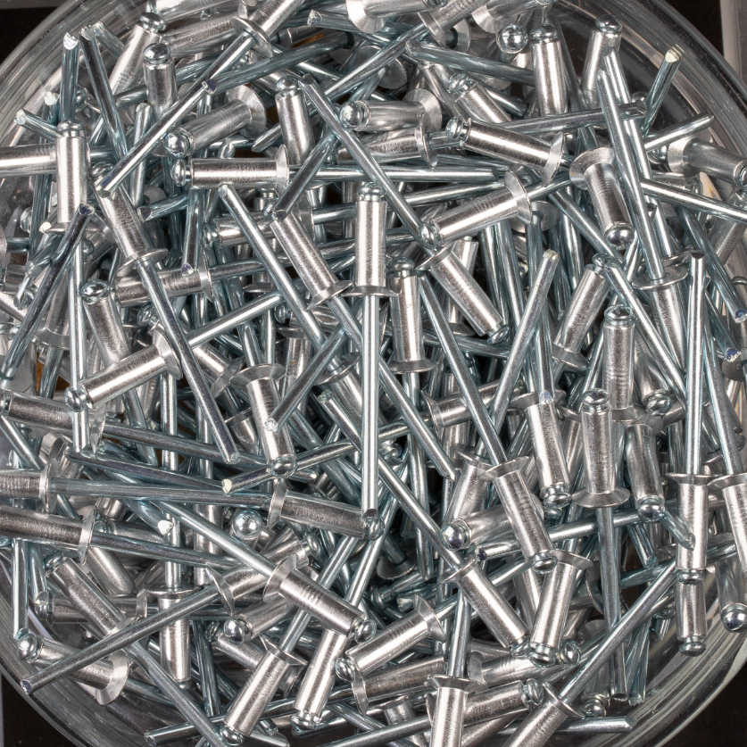 250 rivets standards à aluminium/acier à tête fraisée 120° à Ø4x12mm - SCELL-IT - ASK4012