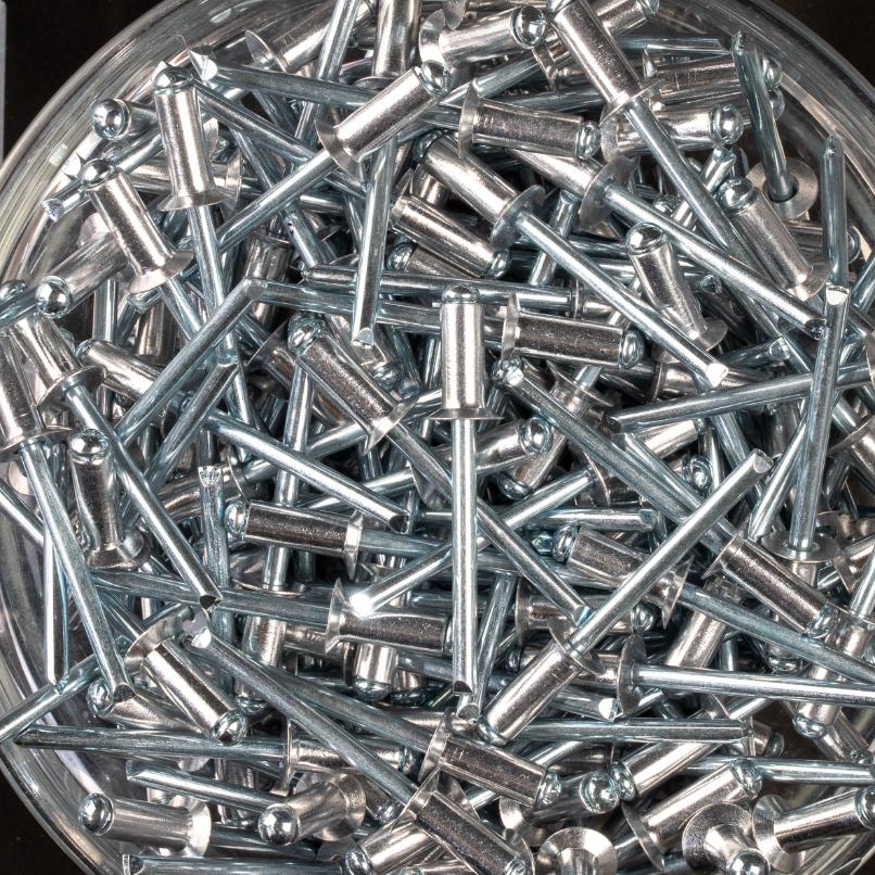 250 rivets standards à aluminium/acier à tête fraisée 120° à Ø4,8x12mm - SCELL-IT - ASK4812