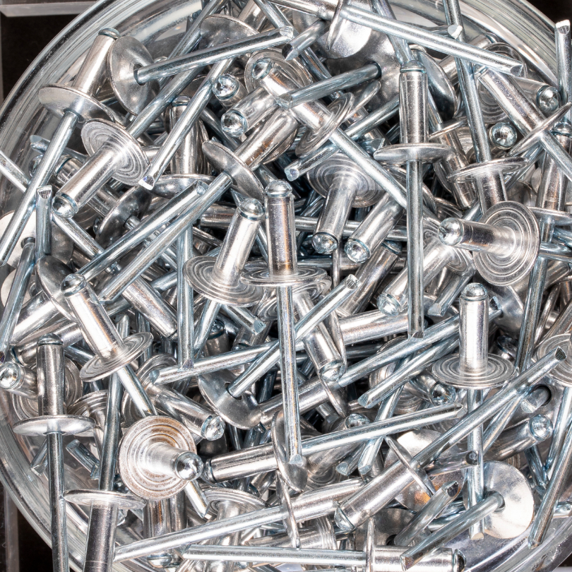 250 rivets standards à aluminium/acier à tête large à Ø4,8x12mm - SCELL-IT - ASL4812