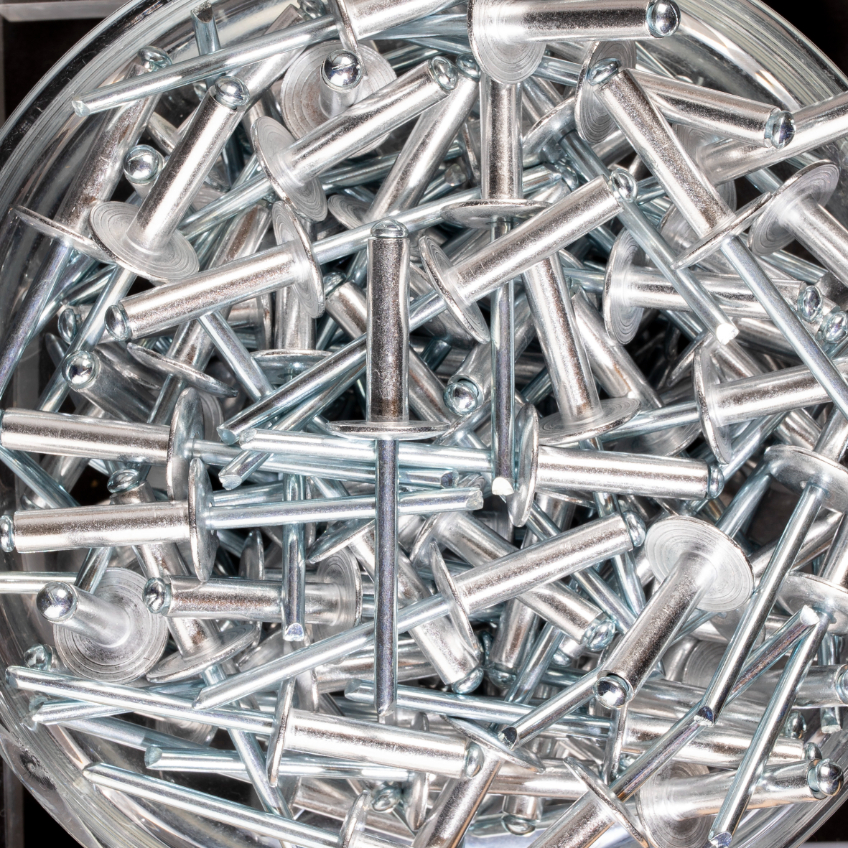 250 rivets standards à aluminium/acier à tête large à Ø4,8x20mm - SCELL-IT - ASL4820