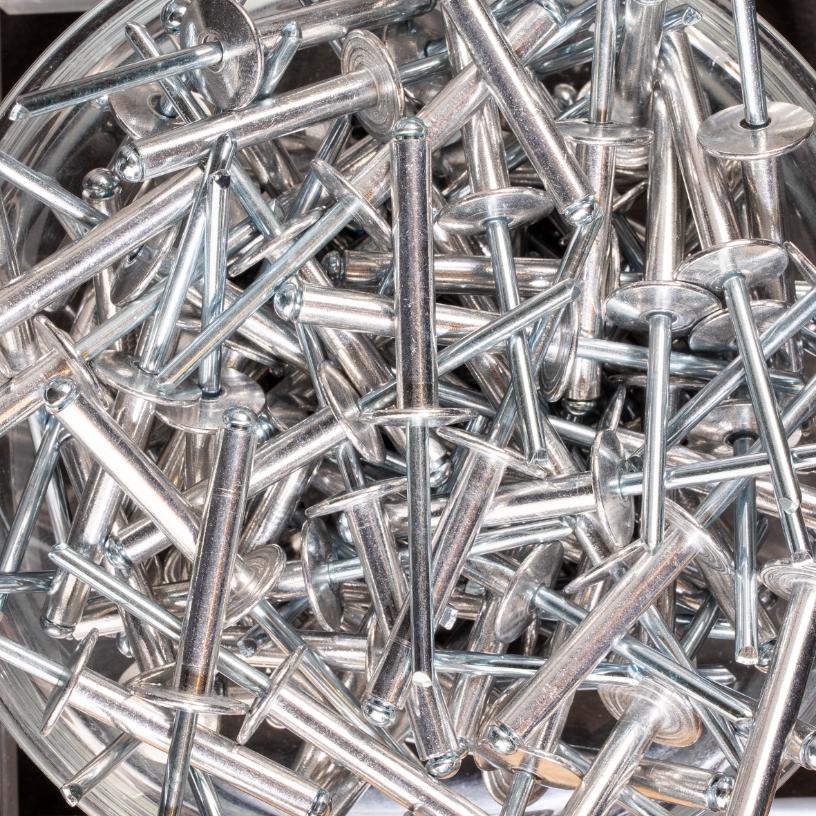 200 rivets standards à aluminium/acier à tête large à Ø4,8x30mm - SCELL-IT - ASL4830