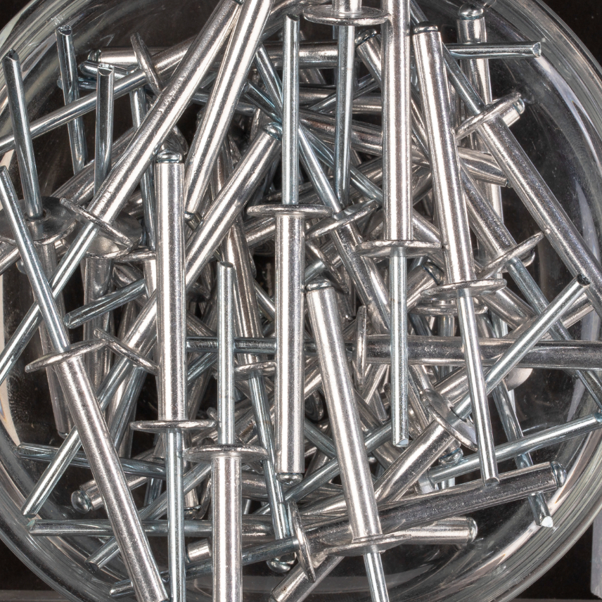 150 rivets standards à aluminium/acier à tête large à Ø4,8x40mm - SCELL-IT - ASL4840