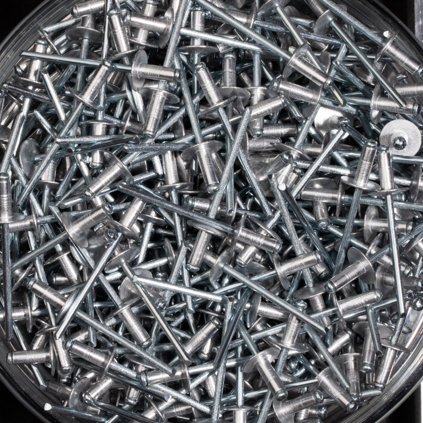 500 rivets standards à aluminium/acier à tête extra large à Ø3,2x6mm - SCELL-IT - ASX3206