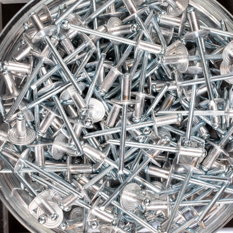 500 rivets standards à aluminium/acier à tête extra large à Ø4x8mm - SCELL-IT - ASX4008