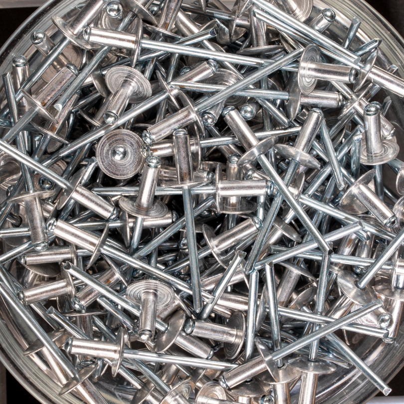 500 rivets standards à aluminium/acier à tête extra large à Ø4x10mm - SCELL-IT - ASX4010