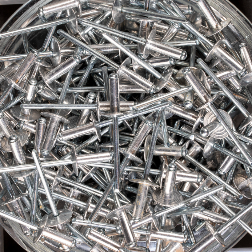 500 rivets standards à aluminium/acier à tête extra large à Ø4x12mm - SCELL-IT - ASX4012