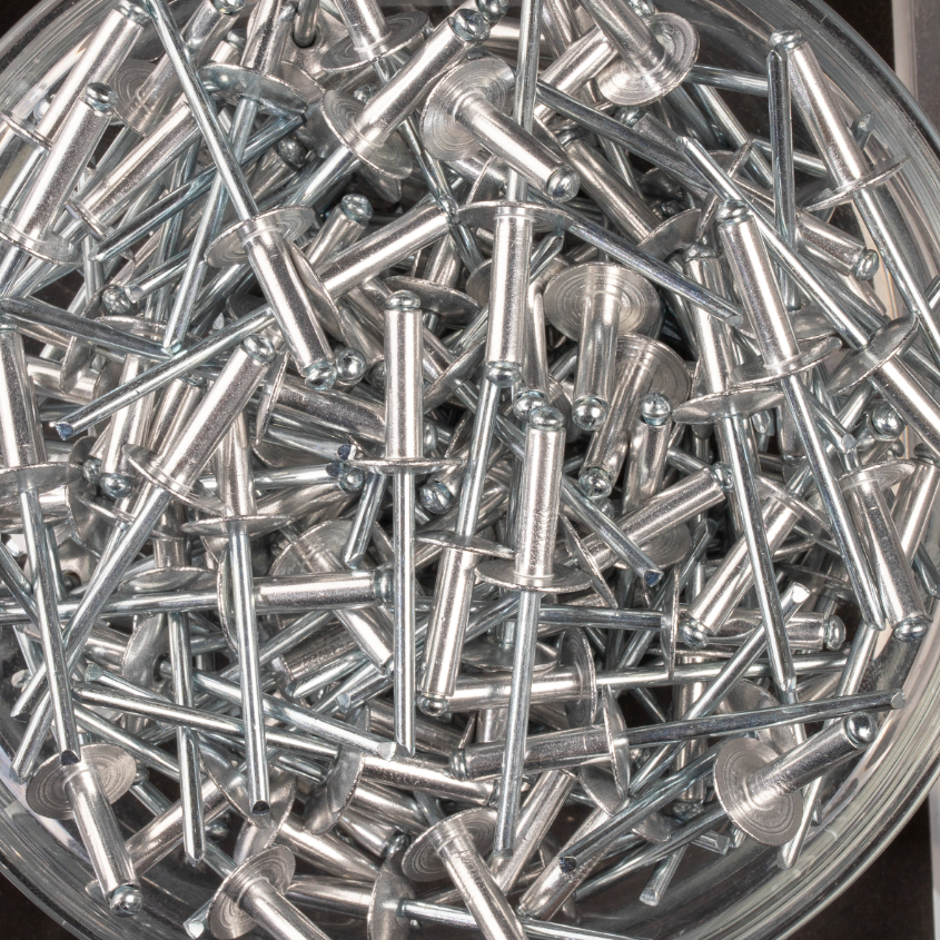 500 rivets standards à aluminium/acier à tête extra large à Ø4x14mm - SCELL-IT - ASX4014