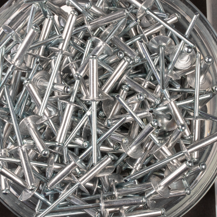 250 rivets standards à aluminium/acier à tête extra large à Ø4x16mm - SCELL-IT - ASX4016