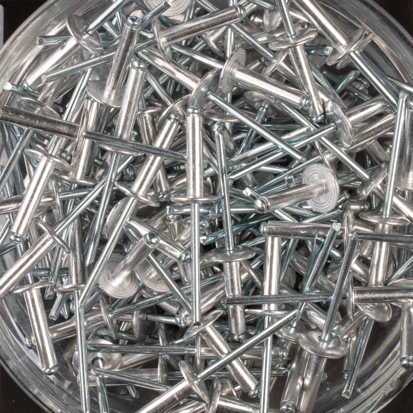 250 rivets standards à aluminium/acier à tête extra large à Ø4x18mm - SCELL-IT - ASX4018