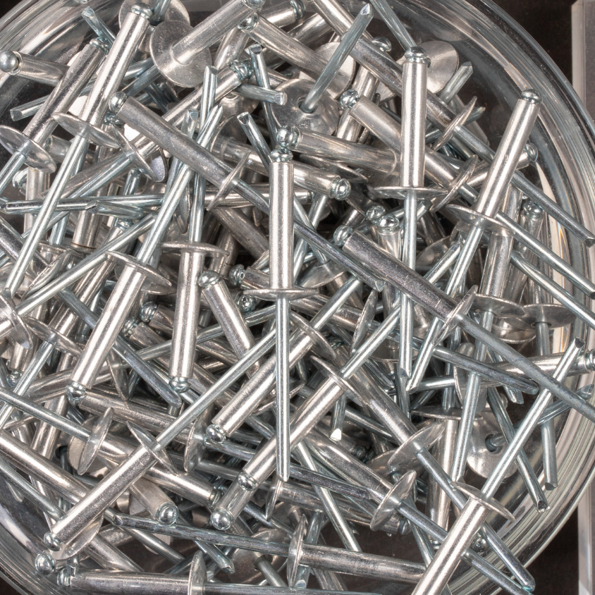 250 rivets standards à aluminium/acier à tête extra large à Ø4x20mm - SCELL-IT - ASX4020