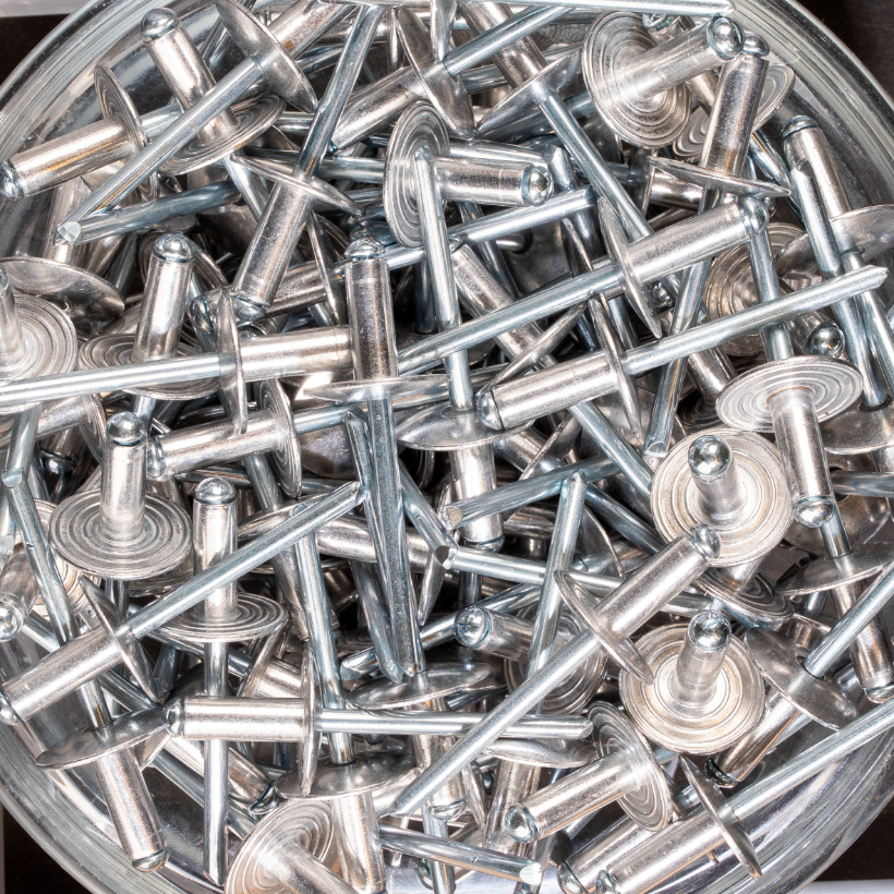 250 rivets standards à aluminium/acier à tête extra large à Ø4,8x12mm - SCELL-IT - ASX4812