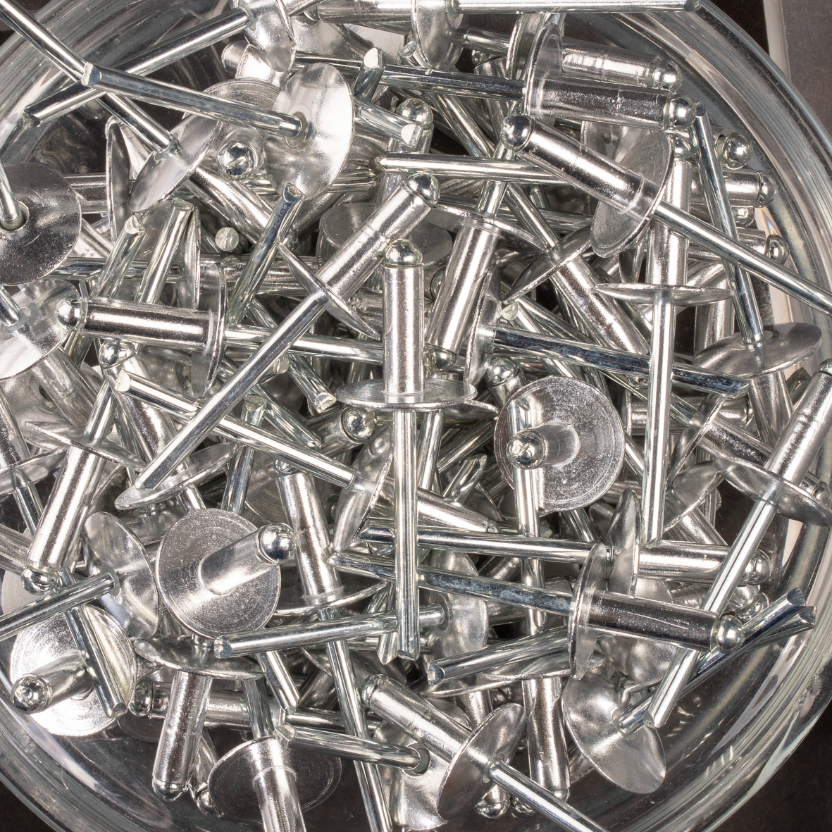 250 rivets standards à aluminium/acier à tête extra large à Ø4,8x14mm - SCELL-IT - ASX4814