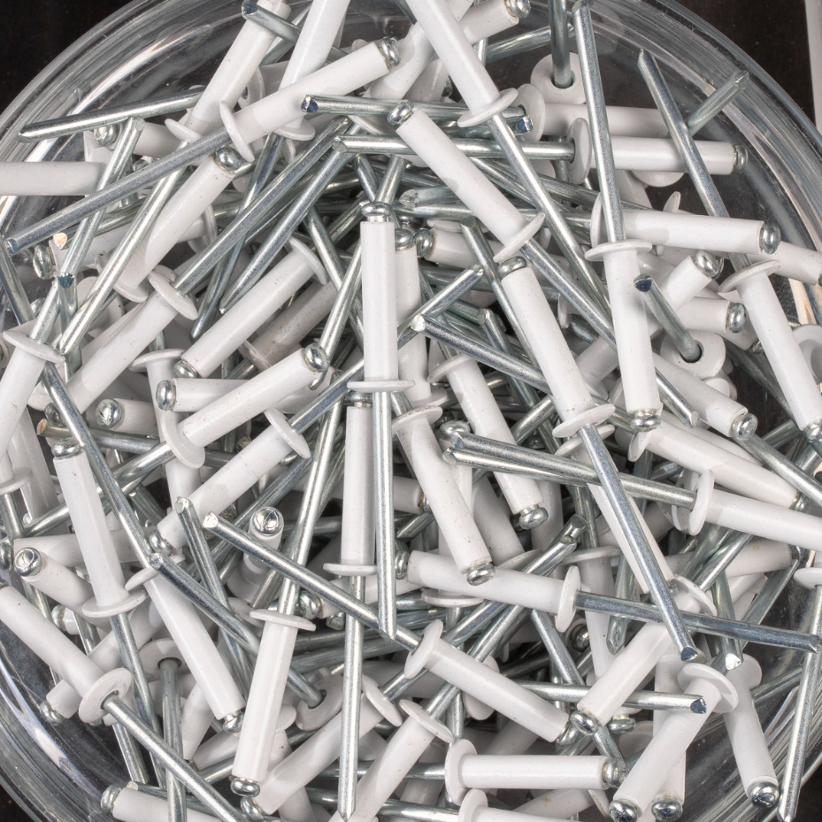 250 rivets standards à aluminium/acier à tête plate à RAL9003 à Ø4x18mm - SCELL-IT - AWD4018