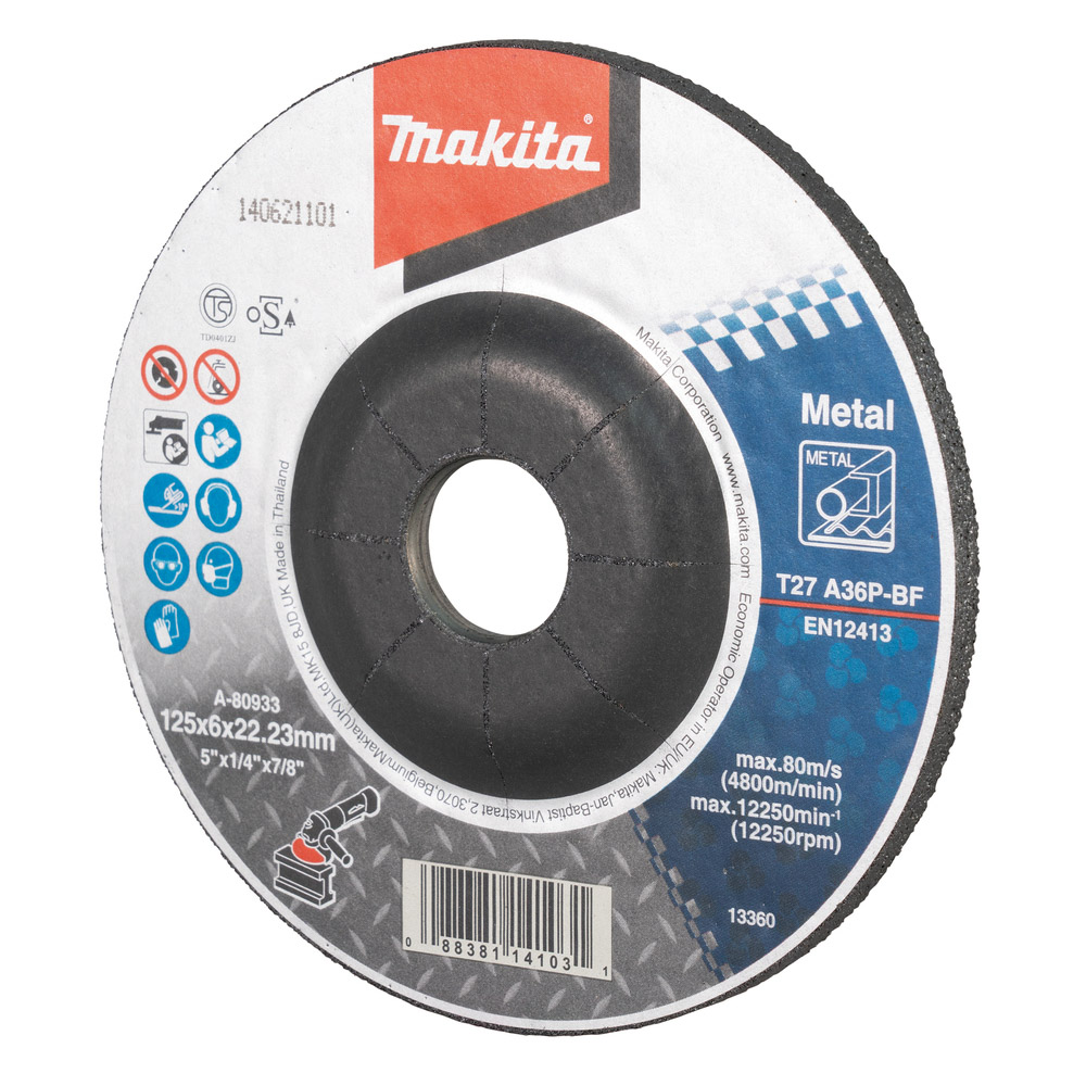 MEULES À ÉBARBER -A80933 D125 mm MAKITA - A-80933
