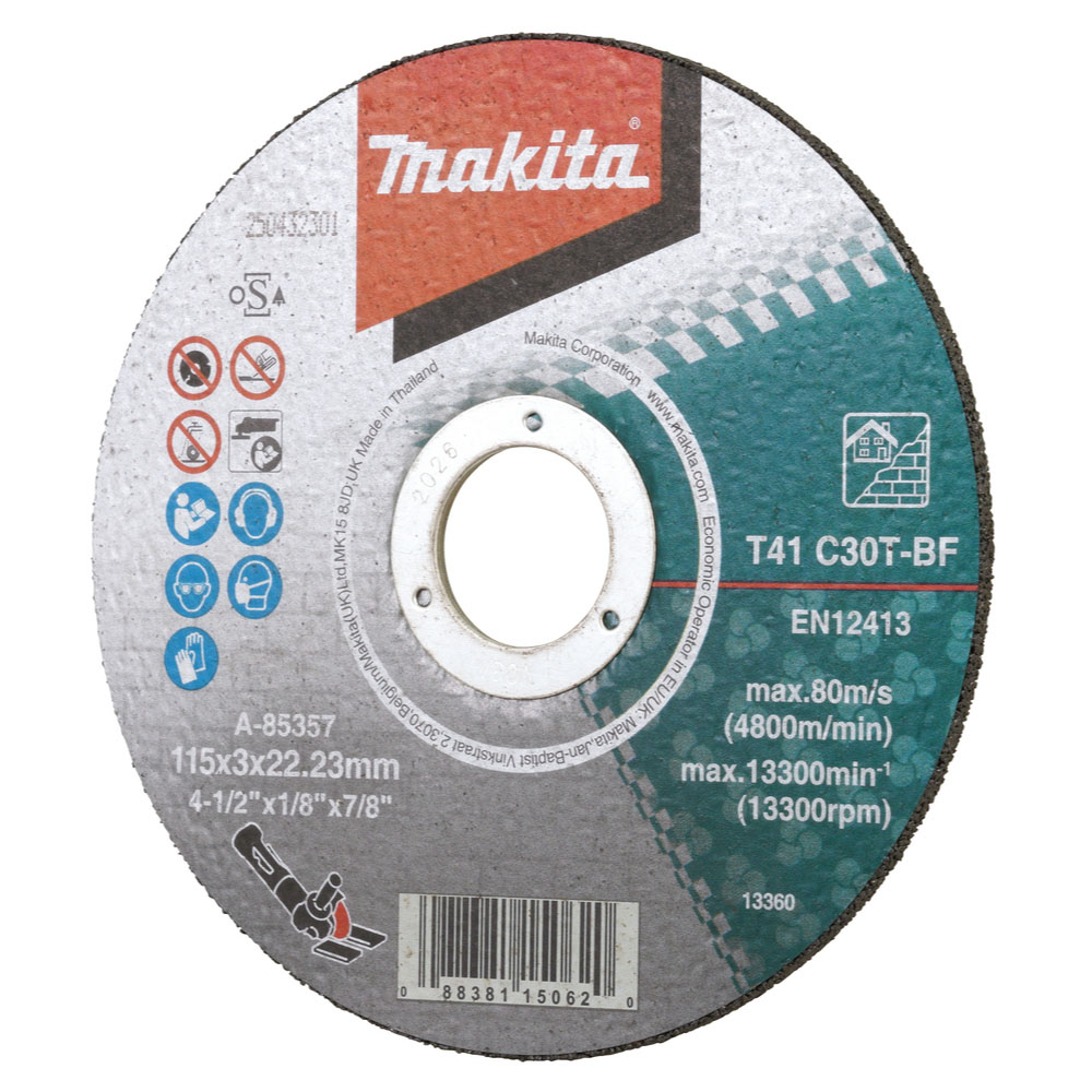 DISC TRONC MAT 115X3 C30T 2G - MAKITA - A-85357