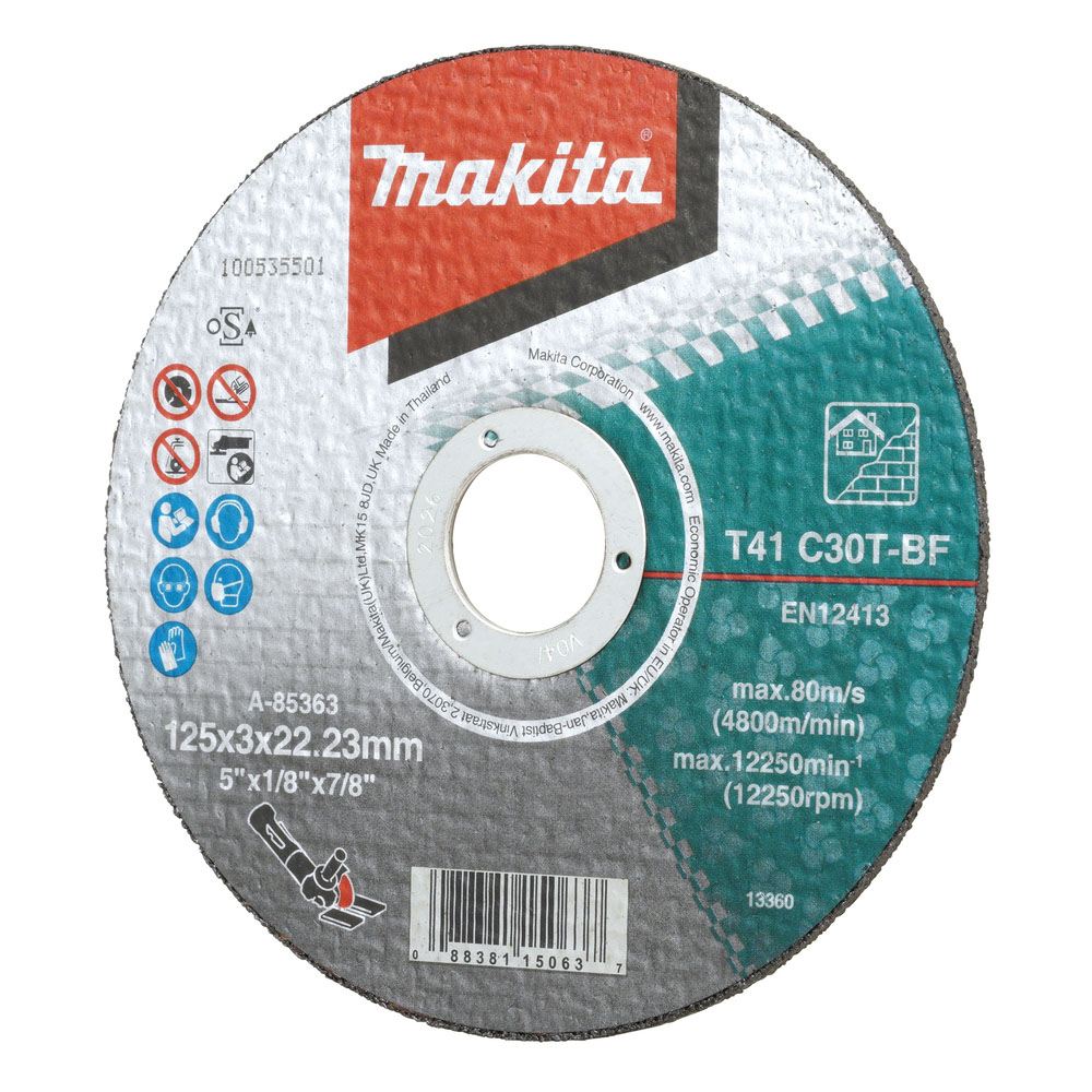 DISC TRONC TMAT 125X3 C30T 2G MAKITA - A85363