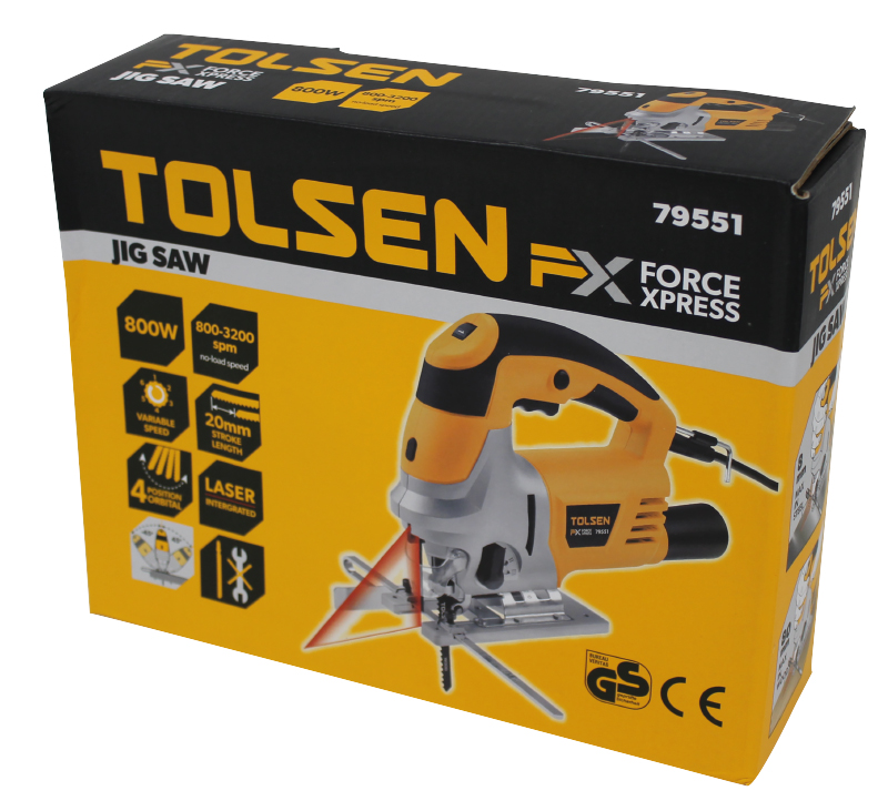 Scie sauteuse 230v 800w tolsen (79551) BUISARD - 100473