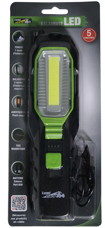 Baladeuse led recharg. lumitrack BUISARD - 714528