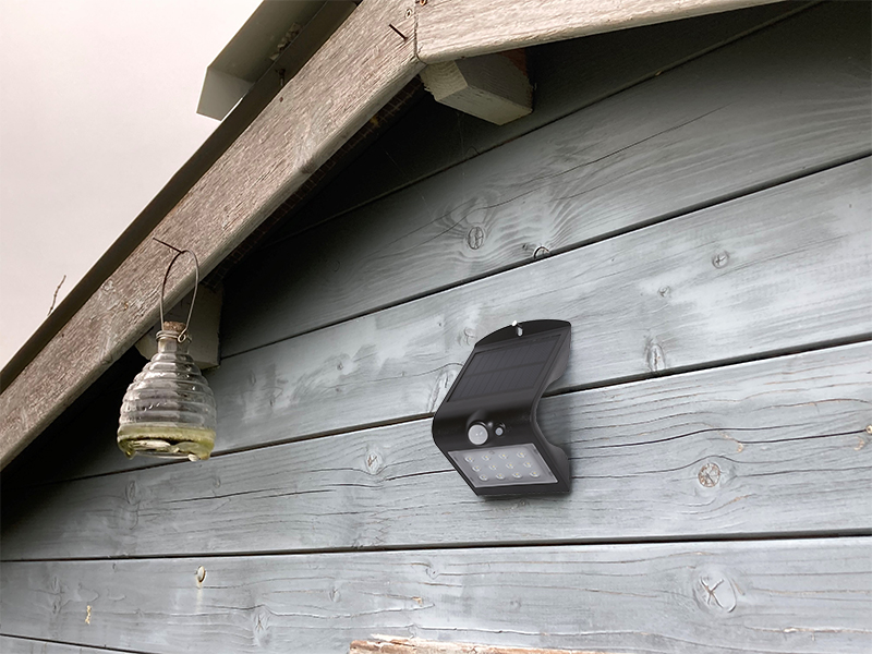 Applique solaire led noire 220lm BUISARD - 714529