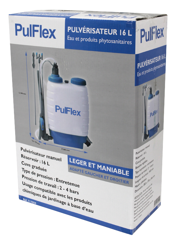 Pulverisateur a dos a pression manuelle 16l BUISARD - 717059