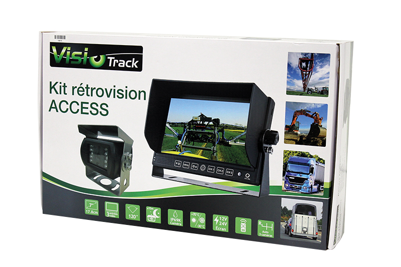 Kit camera visiotrack access 7' non fen. cam 120° BUISARD - 745359