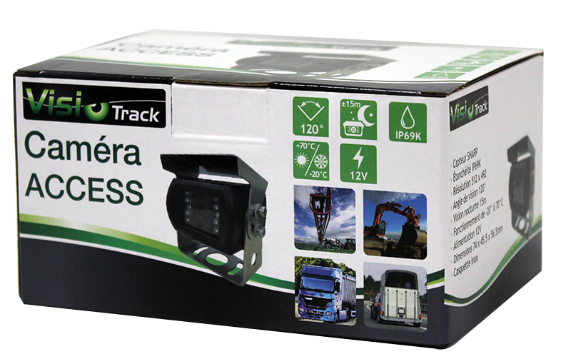 Camera 120° pour kit visiotrack access 7' non fen. BUISARD - 745367