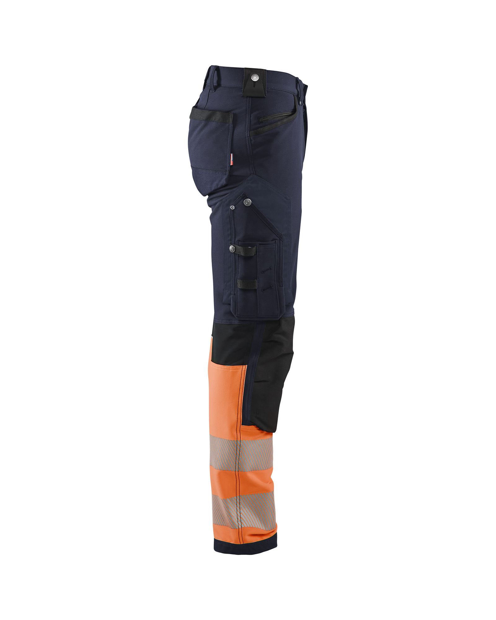 Pantalon haute-visibilité stretch 4D 1193 Marine/Orange fluo Blaklader - 119316428953C