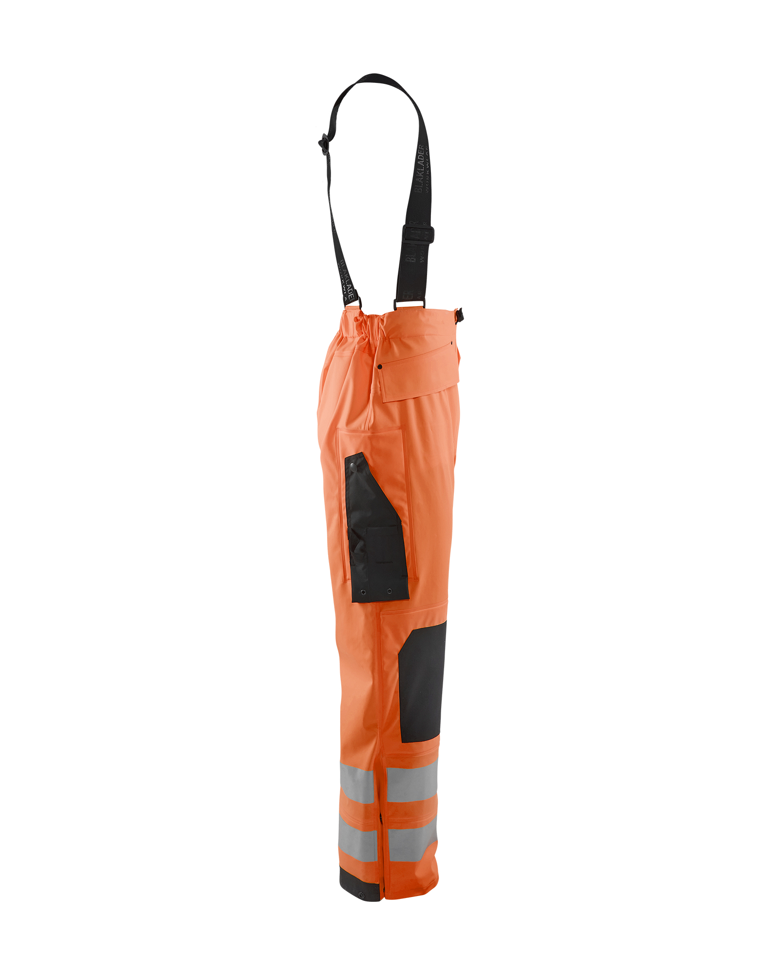 Pantalon de pluie à bretelles haute-visibilité niveau 21302 Orange fluo Blaklader - 130220035300