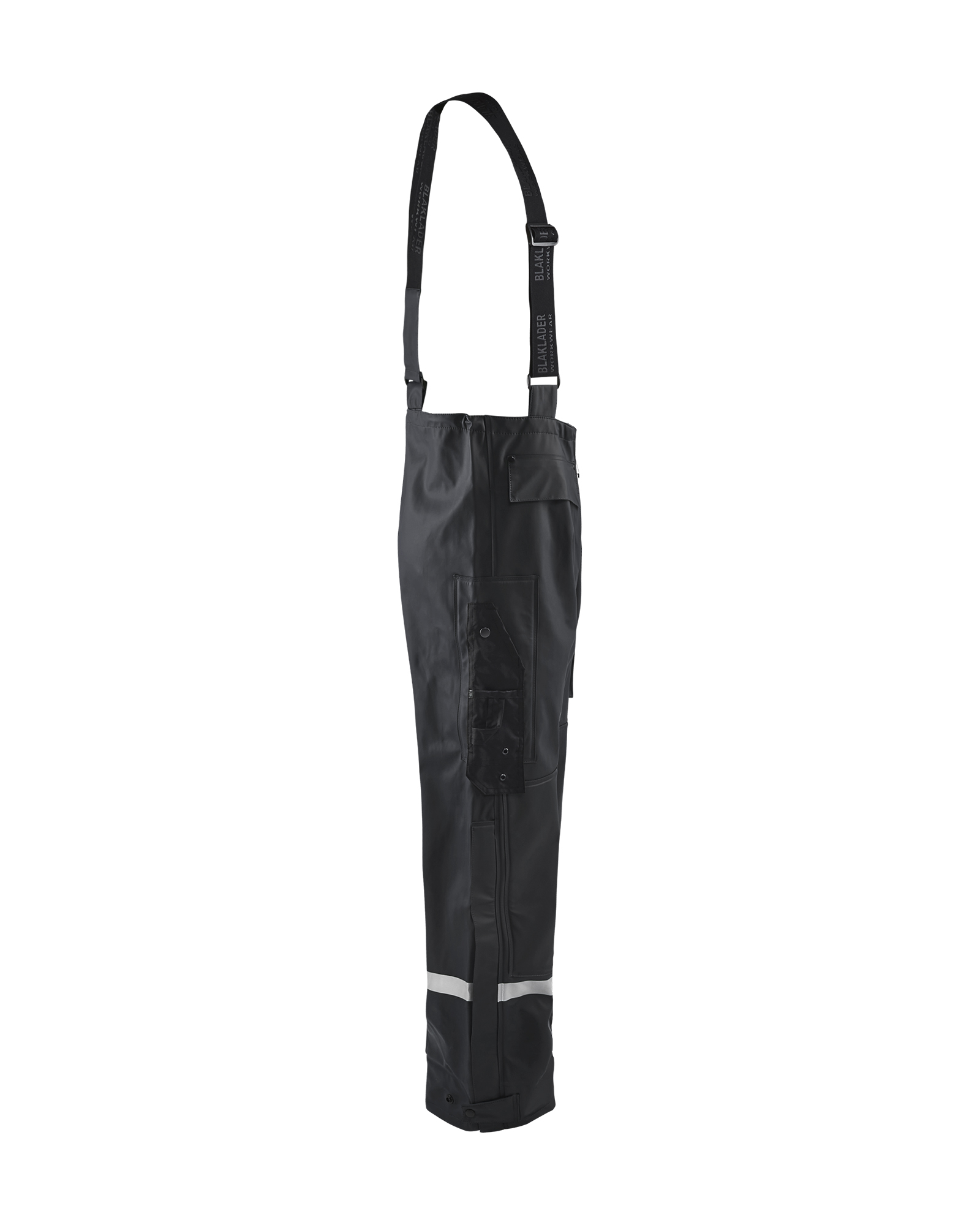 Pantalon de pluie à bretelles haute-visibilité niveau 21302 Noir Blaklader - 130220039900