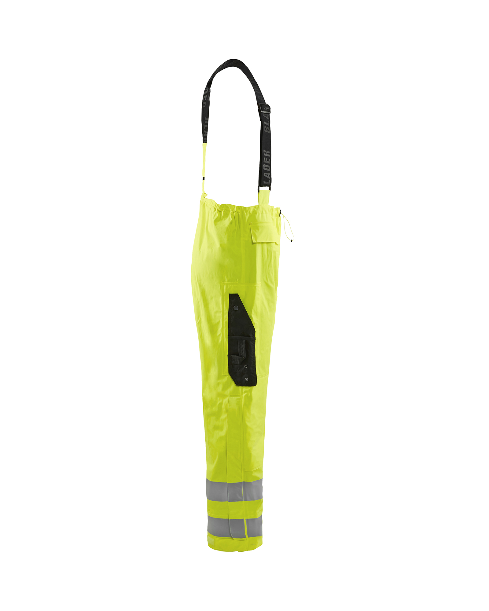 Pantalon de pluie à bretelles haute-visibilité retardant flamme 1303 Jaune fluo Blaklader - 130320093300
