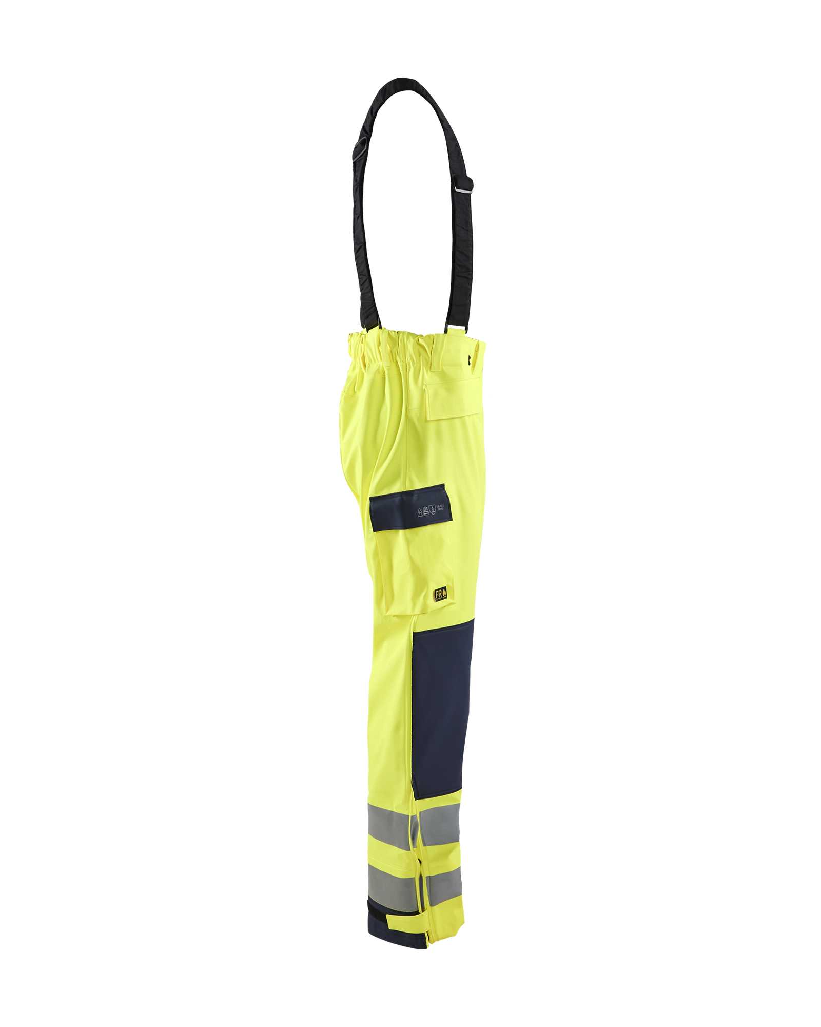 Pantalon de pluie retardant flamme niveau 21313 Jaune fluo/Marine Blaklader - 131320223389