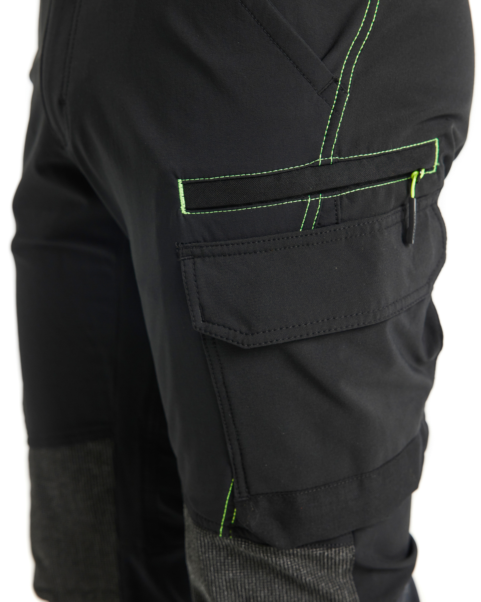 Pantalon maintenance stretch 4D 1422 Noir/Jaune fluo Blaklader - 142216459933C