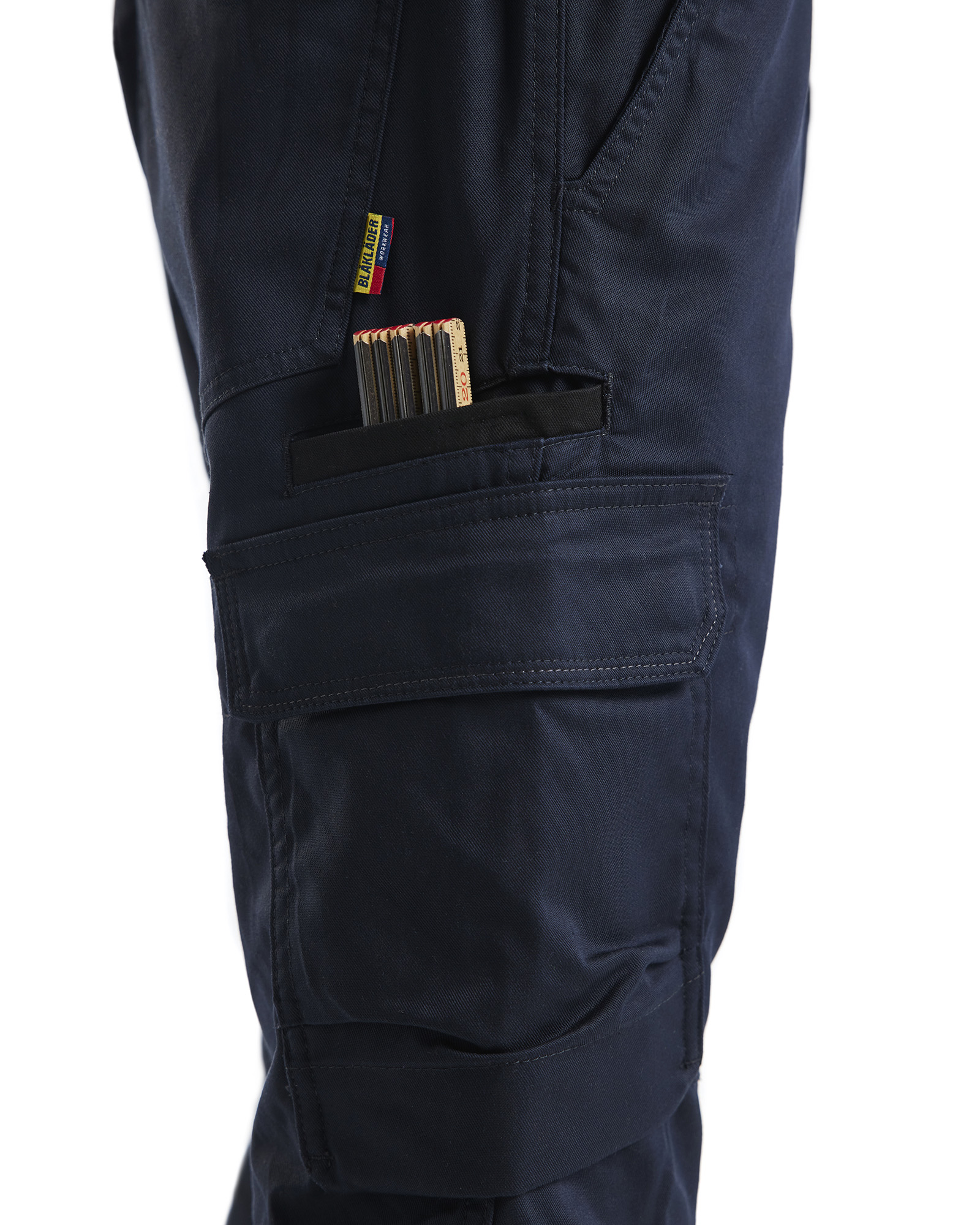 Pantalon industrie stretch 2D 1444 Marine foncé/Noir Blaklader - 144418328699C
