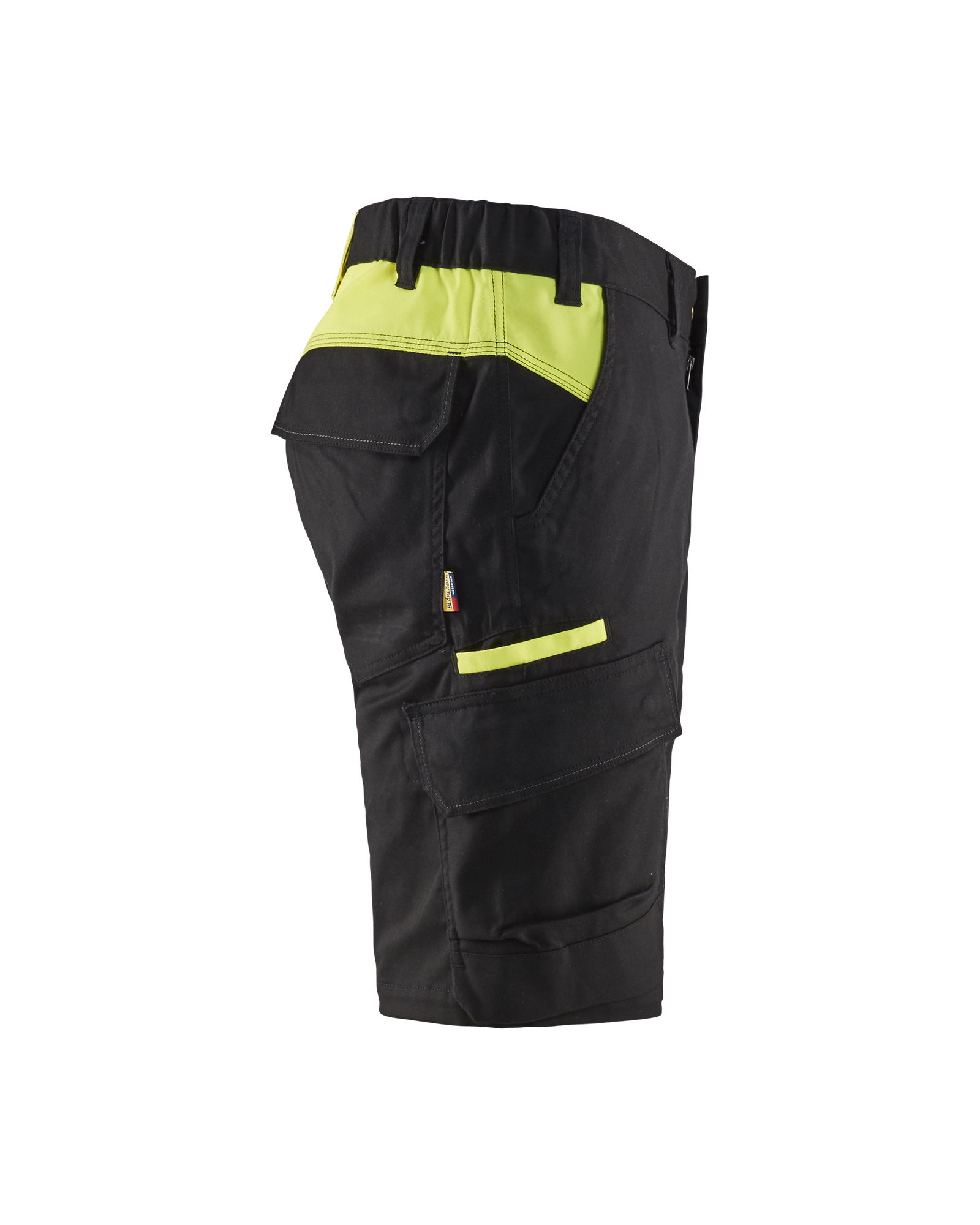 Short Industrie stretch 2D 1446 Noir/Jaune fluo Blaklader - 144618329933C