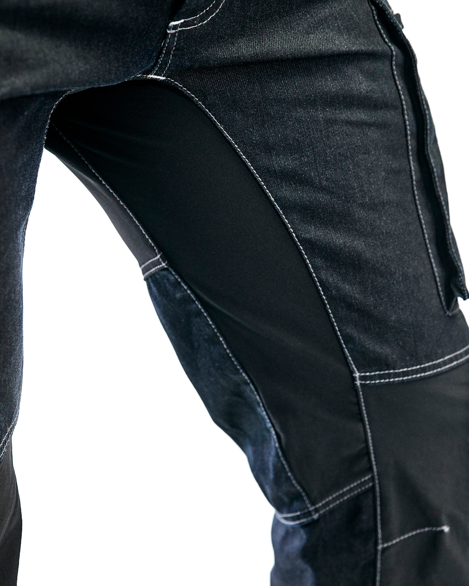 Pantalon maintenance denim +stretch 1459 Marine/Noir Blaklader - 145911428999C