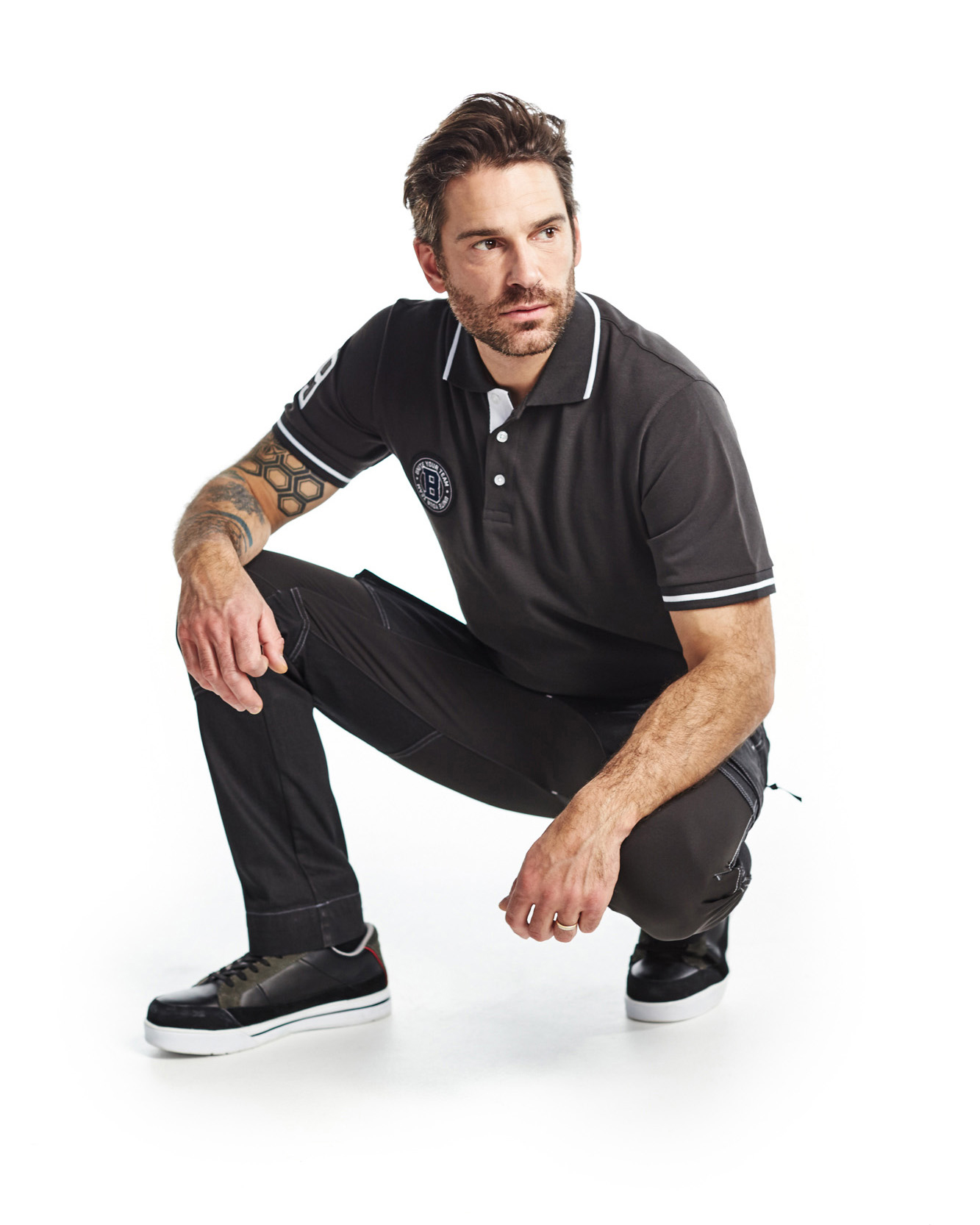 Pantalon maintenance denim +stretch 1459 Noir Blaklader - 145911429900C