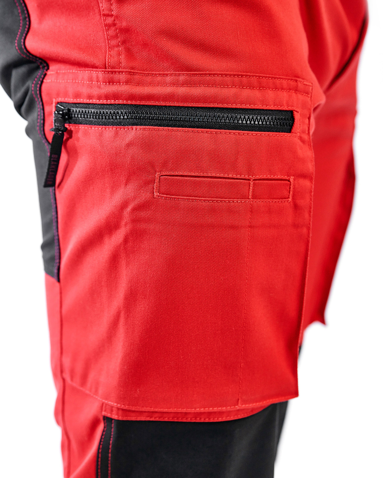 Pantalon maintenance +stretch 1459 Rouge/Noir Blaklader - 145918455699C