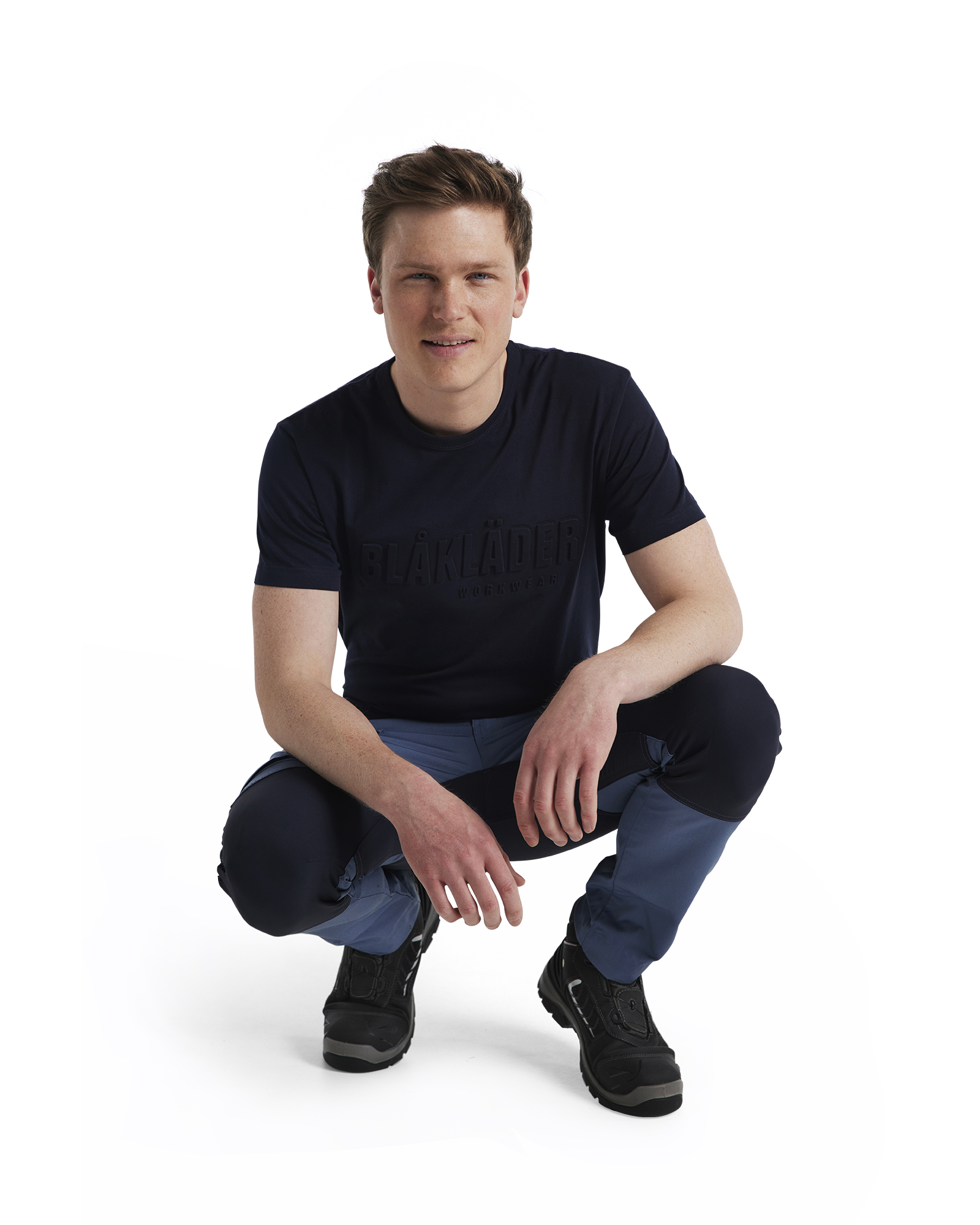 Pantalon maintenance +stretch 1459 Bleu guède/Marine foncé Blaklader - 145918458286C